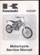 Kawasaki KX250F Motorcycle Service Manual 2004 KX250-N1 99924-1324-01 MN2914