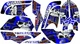 YAMAHA RAPTOR 660R full graphics kit blue..THICK AND HIGH GLOSS