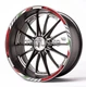 Panigale 1299 moto wheel decals rim stripes Ducati 1199 899 V4 stickers RED