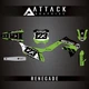 Attack Graphics KAW_C_23_RENEGADE Custom Renegade Complete Bike Graphics Kit