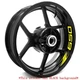 Wheel Rim Decal Letters Strips Stickers For Kawasaki Z650 2017-2019