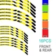 21" 18" A01B Stripe Dirt Bike Wheel Rim Stickers For BETA 430 RS 15-16