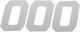 DCOR - 45-34-0 - Race Number Plate - #0 - White - 4"