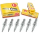 6 pc NGK 4922 BR6ES Standard Spark Plugs for WR7CPX WR7CP WR7CCX WR7CC WR7C pa