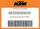 KTM Genuine Decal Fork Protection 50/65 - 46308094010
