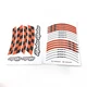 Orange 17 inch Rim Decal Stickers GP01 Kit For Honda CB650R 19 20