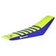 2024-2025 Husqvarna Husky TC 65 TC65 Seat Cover  NEON YELLOW/BLUE ribs #445 LOGO