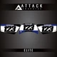 Attack Graphics Elite Number Plate Backgrounds For Yamaha PW50 YZinger 2012