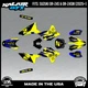 Graphics Kit for Suzuki DR-Z4S DR-Z4SM DRZ4SM 2025 2026 Vizion-YELLOW