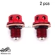 2x Magnetic Oil Drain Bolt Plug ATC70 Honda CRF50 XR50 125cc Pit Dirt Bike Lifan