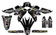 2015-2018 YZ 450 FX PODIUM Black Senge Graphics Kit Compatible with Yamaha