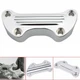1" Handlebar Riser Top Clamp Cover for Harley Sportster Softail Dyna Chrome CNC