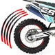 21" 18" A01B Stripe Dirt Bike Wheel Stickers For Honda CRF 250RX 19-23 22 21 20