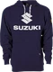 Factory Effex Suzuki Vertical Pullover Hoodie XL Navy 26-88406
