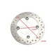 Rear Brake Disc Rotors For Honda XR250 R 1990-2004 XR250 SM 2004 XL250 R 90-1999