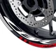 For Honda CBR1000RR-R Fireblade 20 21 17 inch Red Rim Decal Wheel Stickers AA02