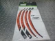 DCOR 40-80-216 Rim Decal Red Set Honda 